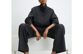 River Island Womens Bomber Jacket Grey Pinstripe Funnel Neck