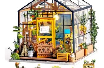 Robotime Rolife Cathys Flower House DIY Dollhouse Kit