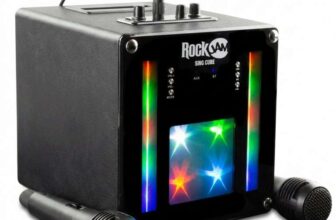 RockJam Bluetooth Karaoke Machine with Two Mics, Rechargeable – With Voucher