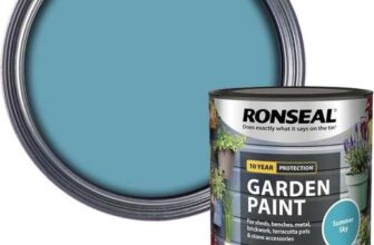 Ronseal Garden Paint Summer Sky 750ml.