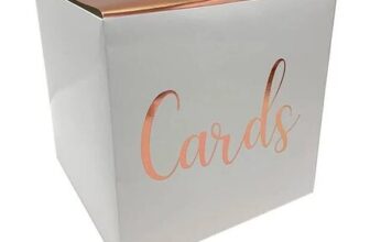 Rose Gold Card Box