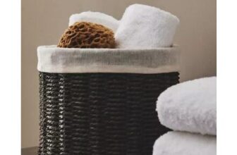 Round Basket with Cotton Lining