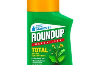 Roundup Weedkiller Total Optima Concentrate, 250 ml