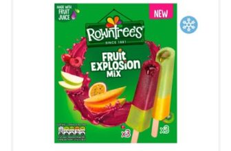 Rowntrees Fruit Explosion Mix 6 X 42 Ml (252ml)