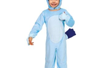 Rubies Official Bluey Child Costume, Kids Fancy Dress Size 3-4 Years