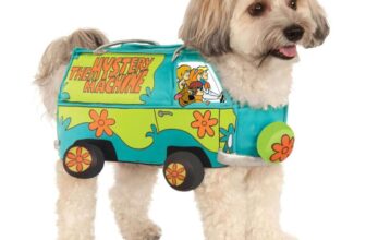 Rubies unisex adult Scooby-Doo The Mystery Machine Pet Suit, Multicolor, Small