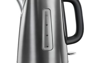 Russell Hobbs Luna Grey Stainless Steel Cordless Kettle