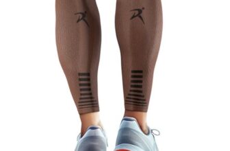 Rymora Calf Compression Sleeves, Unisex XS, Deep Cocoa, 1 Pair
