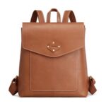 S-ZONE Womens Leather Backpack
