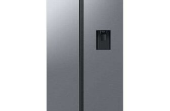 SAMSUNG Bespoke AI Series 7 SpaceMax RS57DG410EM9EU Smart American-Style Fridge Freezer – Silver