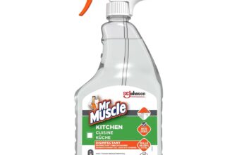 SC Johnson Professional Mr Muscle Kitchen Cleaner Advanced Power Degreaser Kills 99.9% Bacteria Citrus Fresh 750ml Spray For Professional Use Only