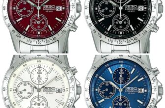 SEIKO SPIRIT Chronograph Quartz Mens Watch (5 colours)