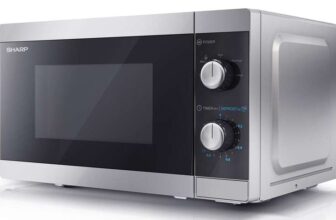 SHARP YC-MS01U-S Compact 20 Litre 800W Manual control Microwave