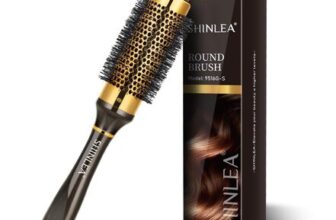 SHINLEA 33mm Aluminium round Hair Brush for Blow Drying