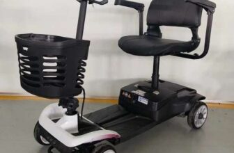 SLK Elite Brand Portable Mobility Scooter – White – W/Code – Sold by SLK Batteries