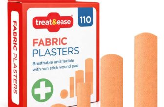 SOL 110pcs Fabric Plasters & Dressing Supplies Assorted Sizes S&S £3.14/ £2.97
