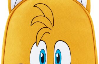 SONIC THE HEDGEHOG Backpack for Kids Tweens Rucksack Lightweight Gamer Daypack Knuckles Shadow Toddler Nursery Preschool Holiday Travel