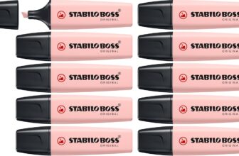 STABILO BOSS ORIGINAL NatureCOLORS Wildflowers Edition – Highlighter – Pack of 10 – Blush