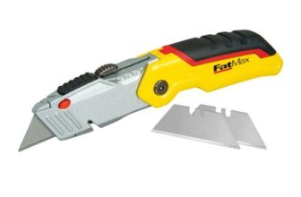 STANLEY FATMAX Folding Retractable Blade Utility Knife with 3 Blades