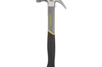 STANLEY Fibreglass Claw Hammer, 16oz, Bi-Material Grip