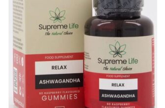 SUPREME CBD 60 Pack Relax Ashwaghanda Gummies