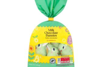 Sainsburys 79g Milk Chocolate Bunnies – In-store, Berryden