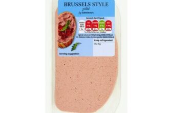 Sainsburys Brussels Pate 170g (Nectar)