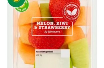 Sainsburys Melon, Kiwi & Strawberry 220g