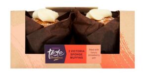 Sainsburys Victoria Sponge Muffins, Taste the Difference x 2 (Nectar Price)