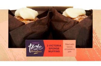 Sainsburys Victoria Sponge Muffins, Taste the Difference x 2 (Nectar Price)