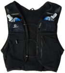Salomon Hydra running vest 4, Black in XS, S and L, red in M