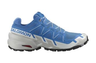 Salomon Speedcross 6 Mens Trail Running Shoes – French Blue / Lunar Rock / White – W/Code