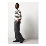 Salt & Pepper Wide Leg Pull on Trousers 10Stuc147052526