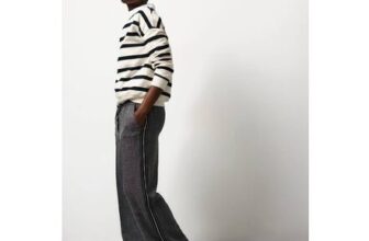 Salt & Pepper Wide Leg Pull on Trousers 10Stuc147052526