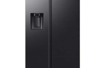 Samsung American Style (Plumbed) Fridge Freezer in Black