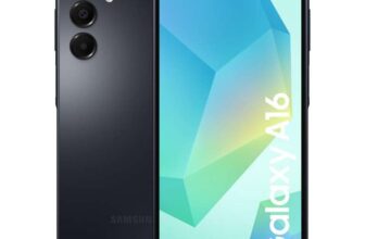 Samsung Galaxy A16 4G Android Smartphone, Super Amoled 6.7 Screen, Multiple Cameras, 128GB Storage, Blue Black, 3 Year Manufacturer