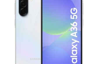 Samsung Galaxy A36 5G Smartphone, Awesome Intelligence, 8GB RAM, 256GB Storage, 50MP Camera, Awesome White / Lime / Lavender