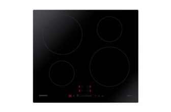 Samsung Induction Hob, 4 Zones, Touch Control, Black Ceramic-Glass NZ64H37070K