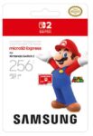 Samsung / Sandisk 256GB microSD Express Card for Nintendo Switch 2 – Red – AO Member Price