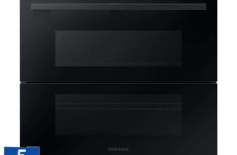 Samsung Series 4 Dual Cook Flex NV7B45305AK/U4 76L Smart Oven, A Rated in Clean Black – 5 year Warranty (discount at checkout)