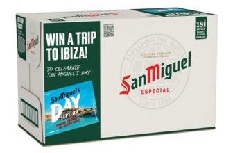 San Miguel Especial Premium Lager Beer, 18 X 330ml Bottle