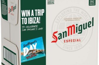 San Miguel Premium Lager Beer, 12x330ml bottle