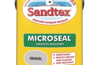 Sandtex 5Ltr Smooth Gravel Masonry Paint – Free C&C only