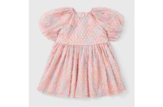 Save £13.50 on Girls Pink Floral Dress at Matalan