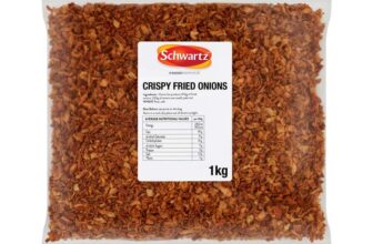 Schwartz crispy fried onions 1kg – £8.49 S&S