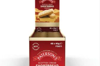 Scottish Cream Shortbread Fingers mini Packs 40g (Pack of 48)