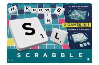 Scrabble Board Game for 2-4 Players (UK Version) HWD43
