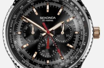 Sekonda Gents 43mm Maverick Multi Function Watch RRP £54.99 Model 30036.205 – sold by Sekonda
