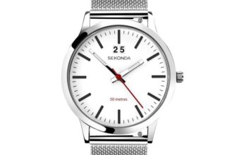 Sekonda Mens Nordic Watch, White Dial with Mesh Strap, Model: 1940 – with code – Sold by Sekonda Watches