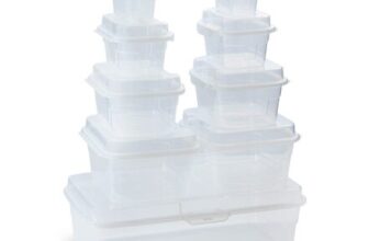 Set of 9 Storage Organisers – Clear